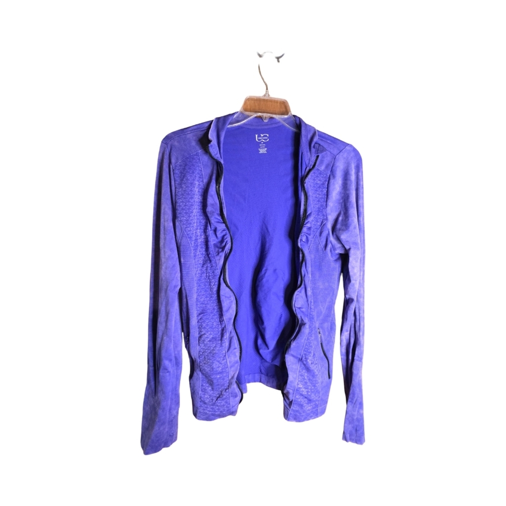 Under Control Purple Athletic Zip-Up Jacket 3X - Picture 4 of 4